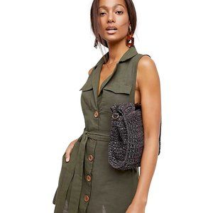 Free People Hepburn Mini Dress Olive 8
